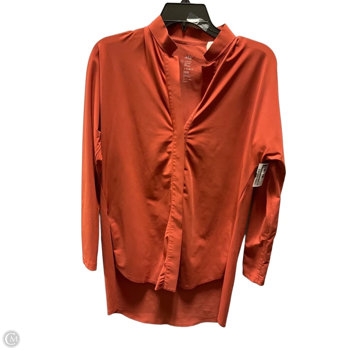 Blouse Long Sleeve By Cma In Orange, Size: S