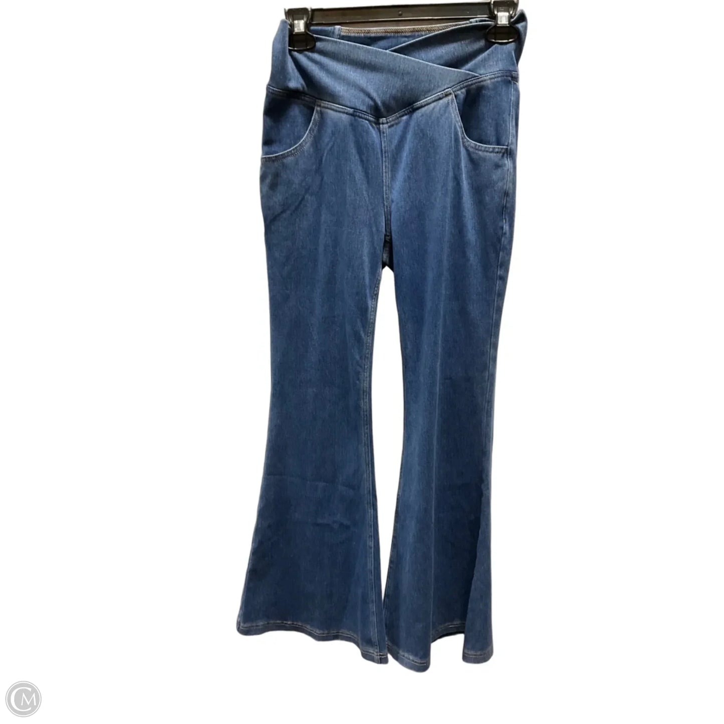 Jeans Boot Cut By Halara In Blue Denim, Size: Sp