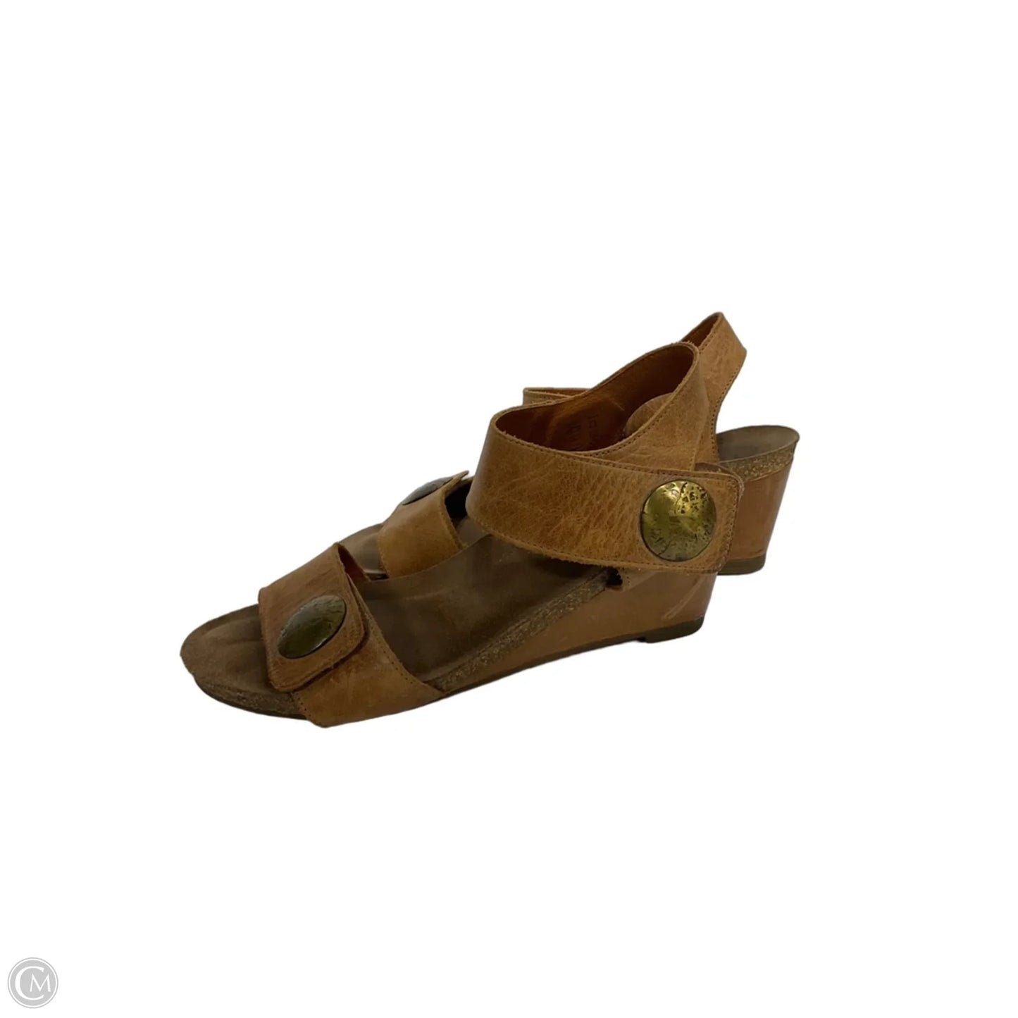Sandals Heels Wedge By Taos In Brown, Size: 8.5