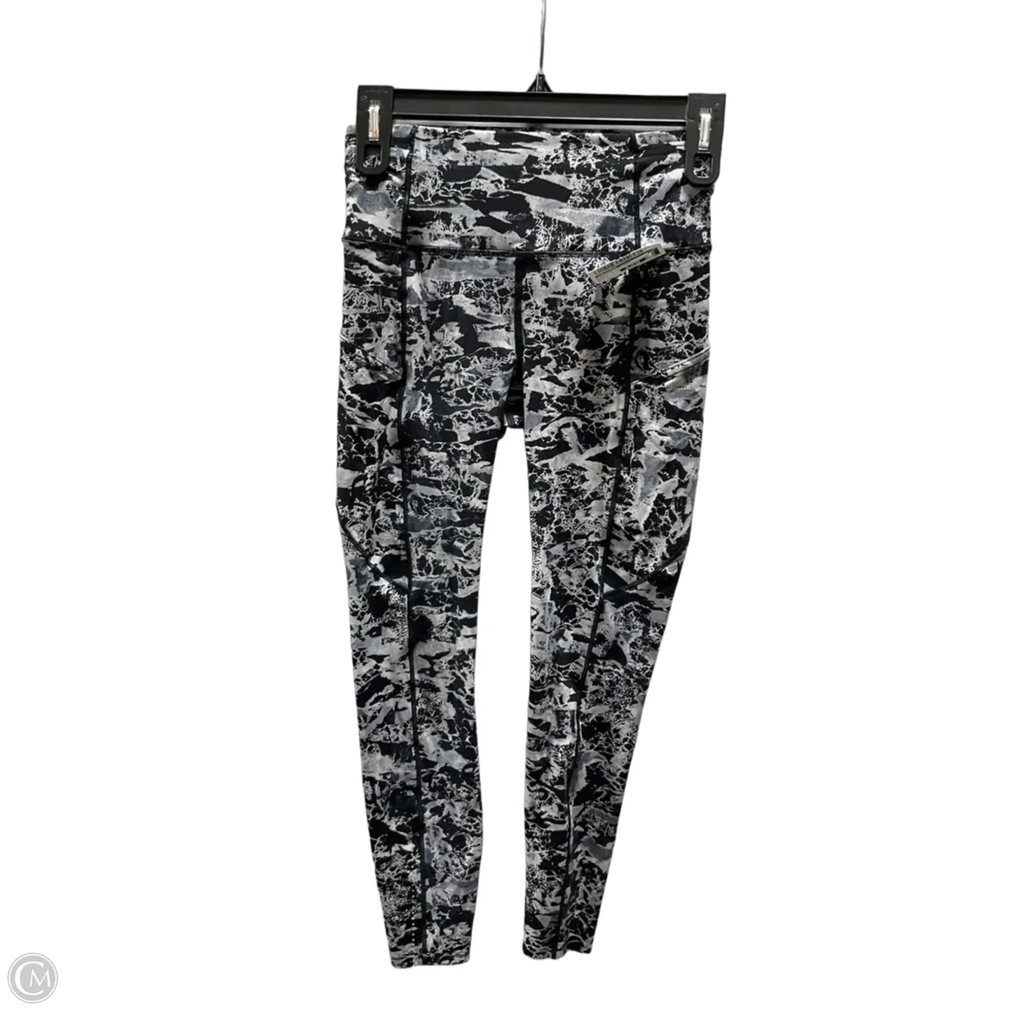 Athletic Leggings By Lululemon In Grey, Size: 4