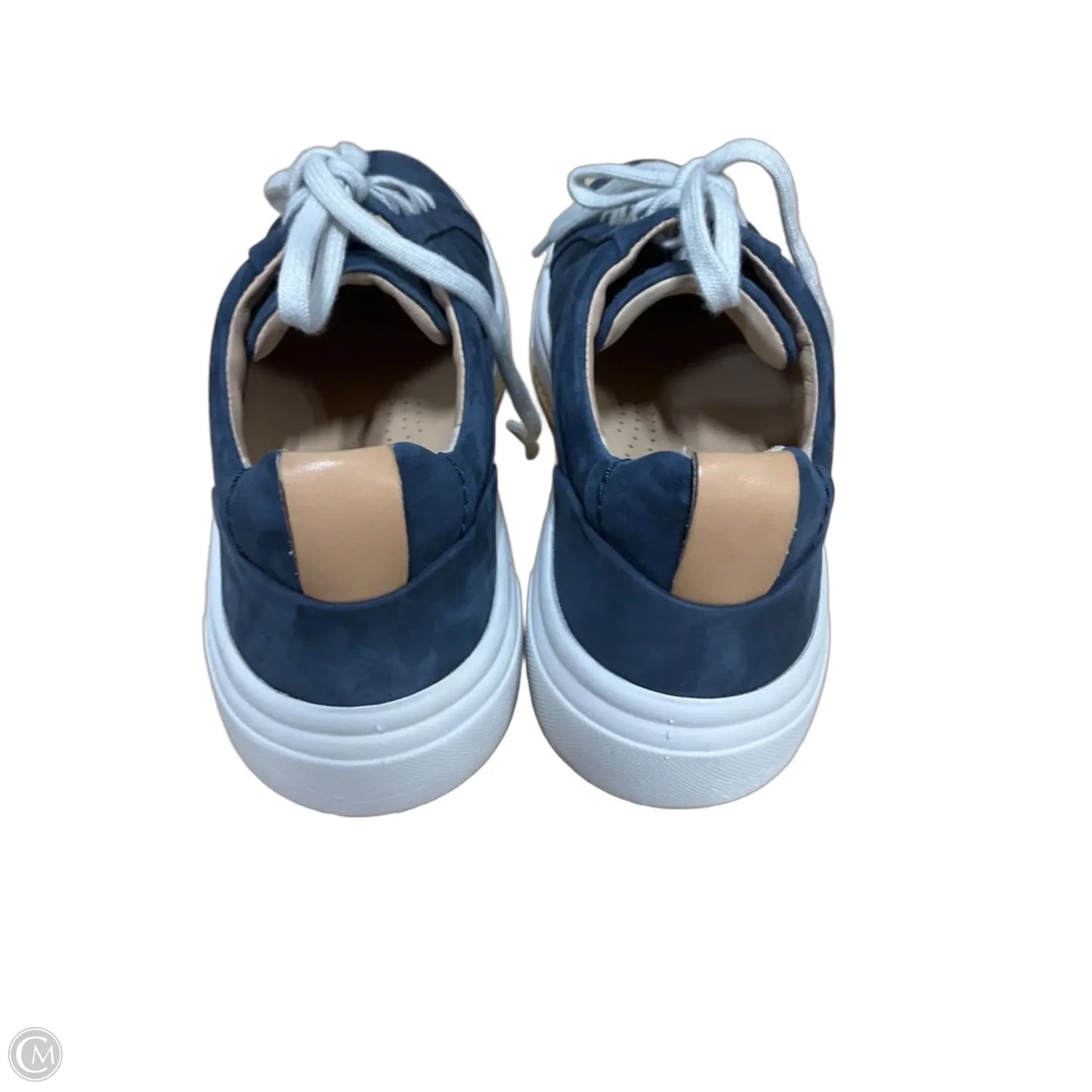 Shoes Sneakers By Clarks In Blue, Size: 7