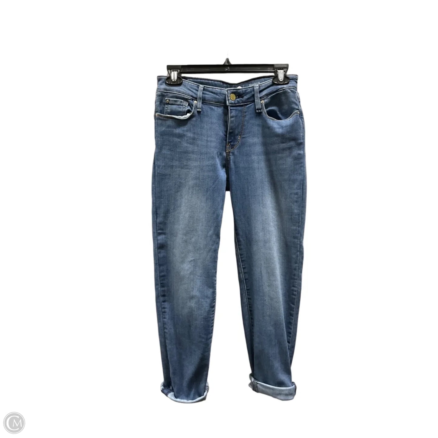 Jeans Straight By Levis In Blue Denim, Size: 2