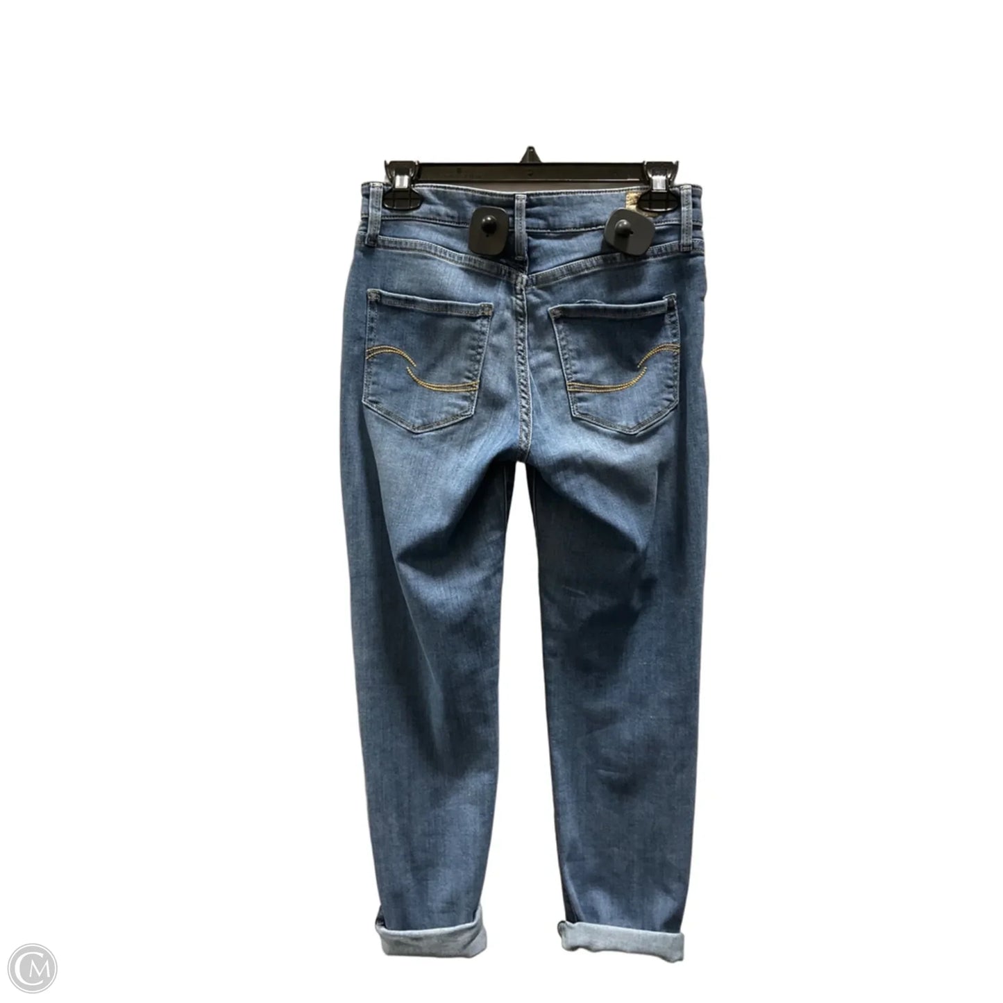 Jeans Straight By Levis In Blue Denim, Size: 2