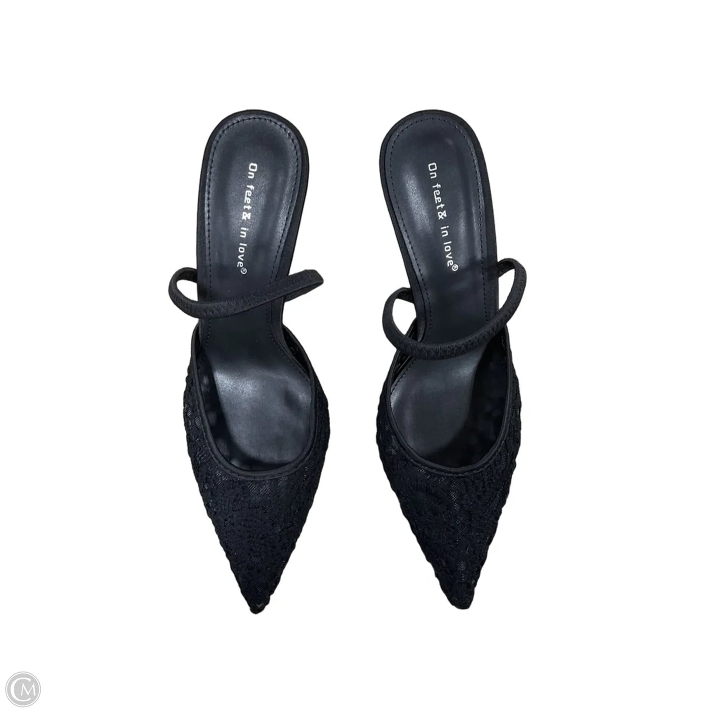 Shoes Heels Kitten By Cmf In Black, Size: 7.5