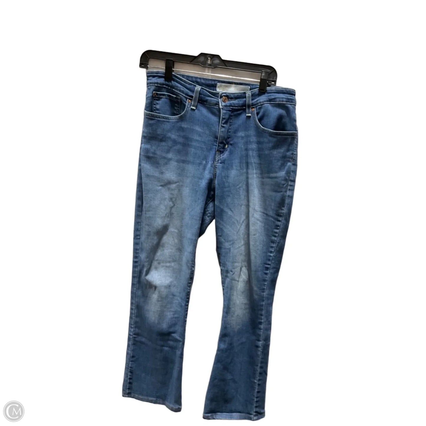 Jeans Boot Cut By Levis In Blue Denim, Size: 14