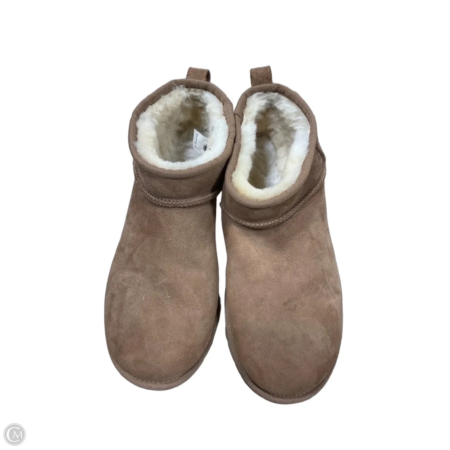 Boots Ankle Flats By Ugg In Brown, Size: 11
