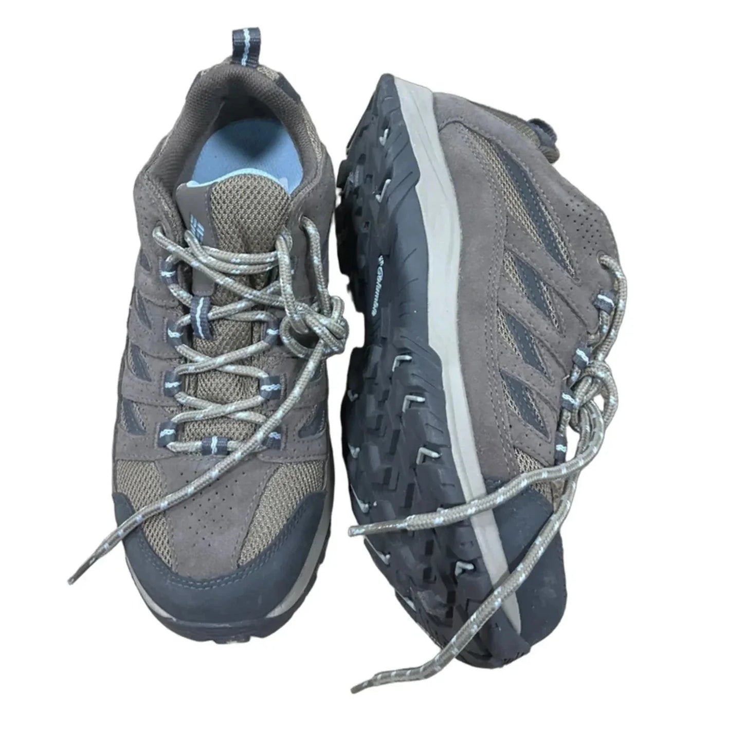 Shoes Hiking By Columbia In Brown, Size: 8