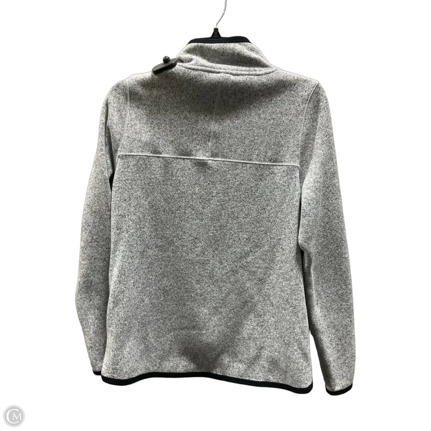 Athletic Jacket By Nike In Grey, Size: M