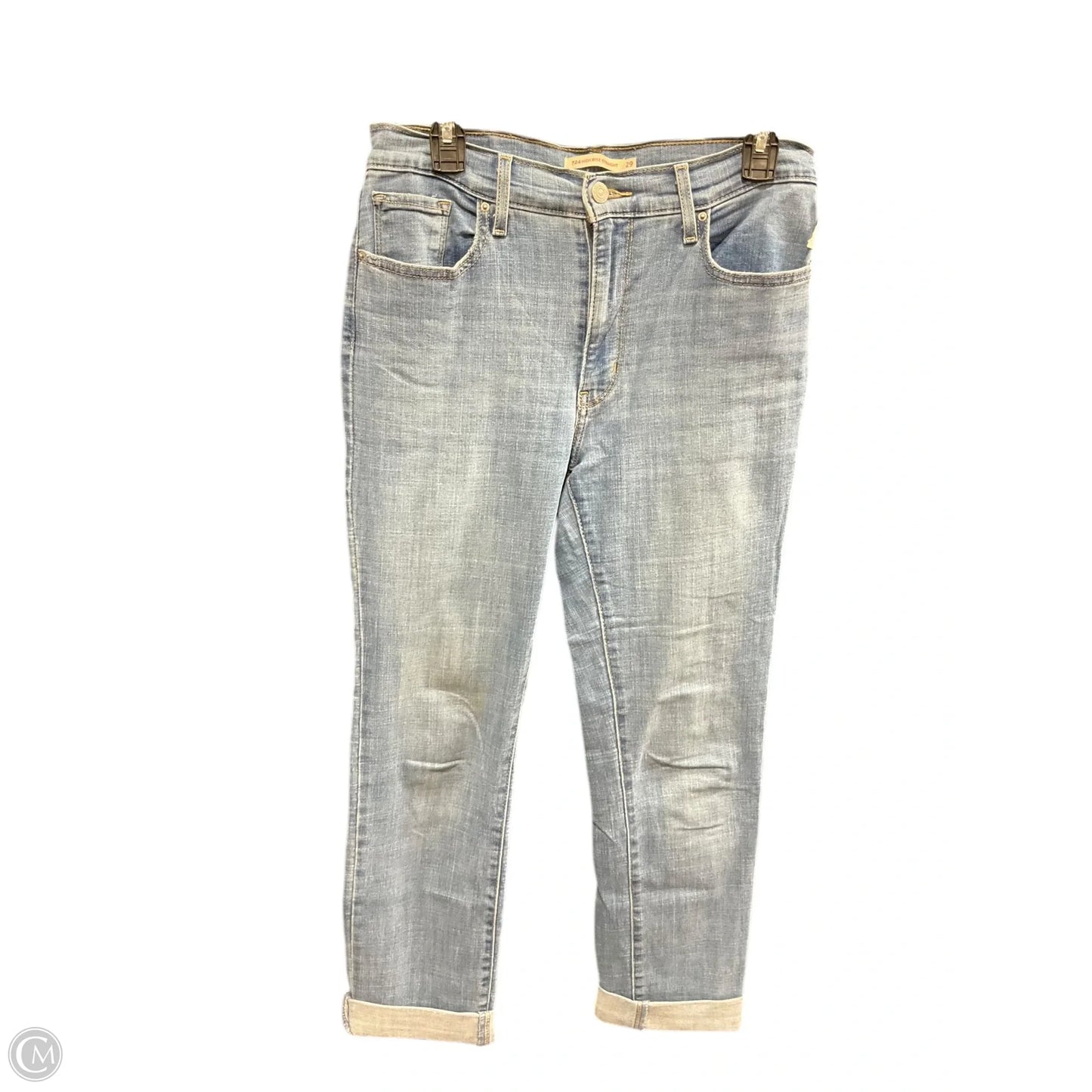 Jeans Skinny By Levis In Blue, Size: 6