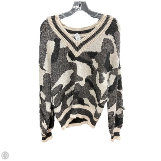 Sweater By Nine West In Camouflage Print, Size: M