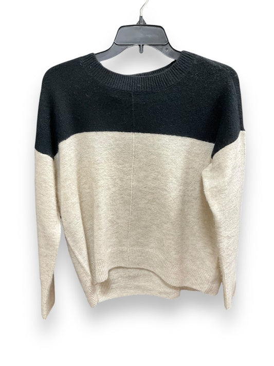 Sweater By Vince Camuto In Black & Tan, Size: Xs