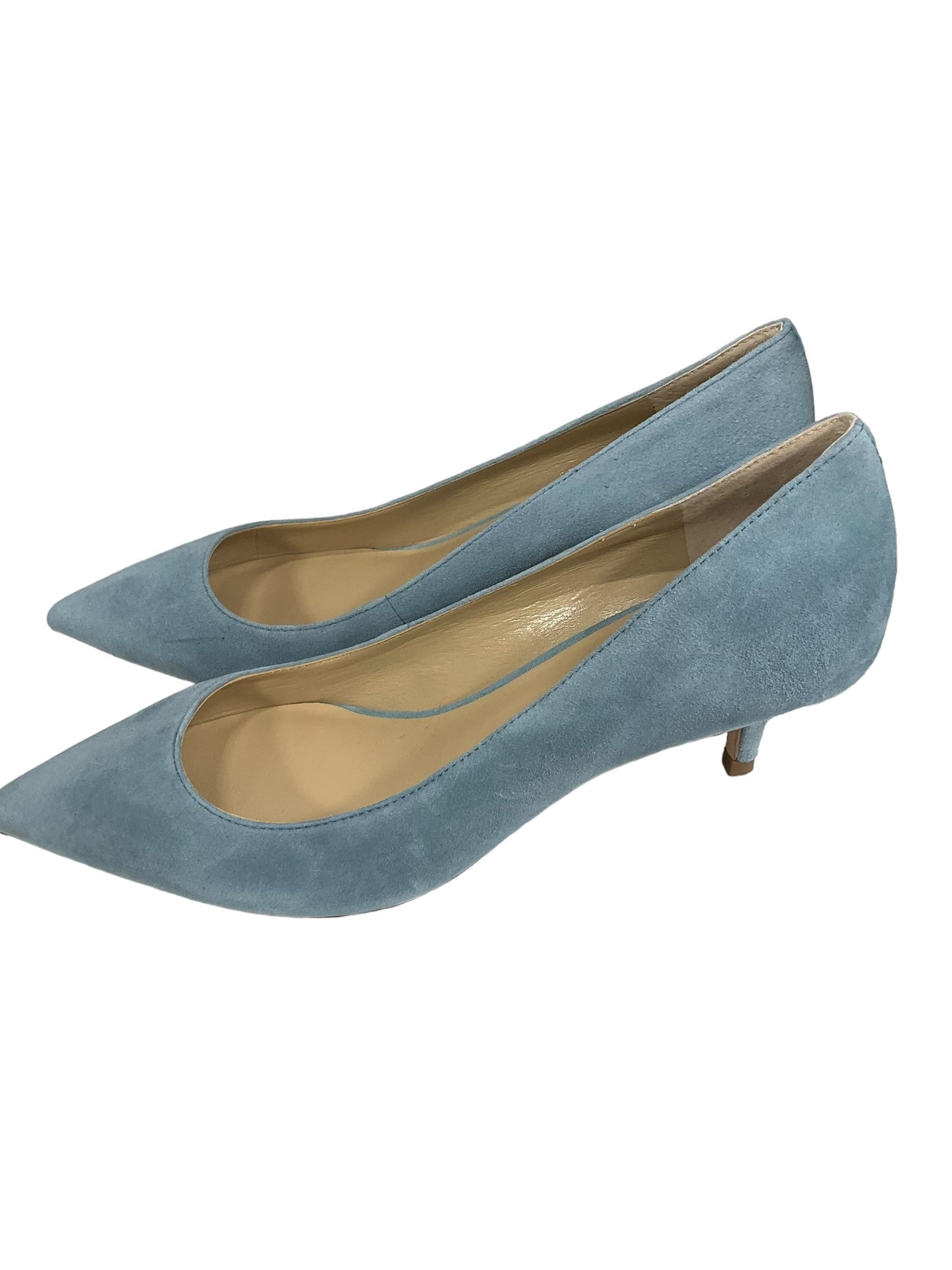 Shoes Heels Kitten By Ann Taylor In Blue, Size: 6