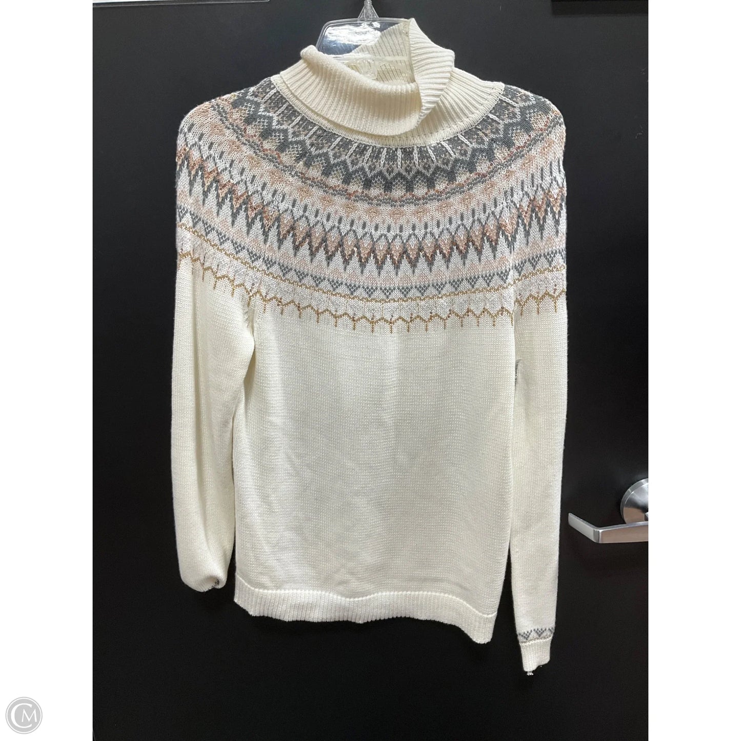 Sweater By Alya In Grey & White, Size: S