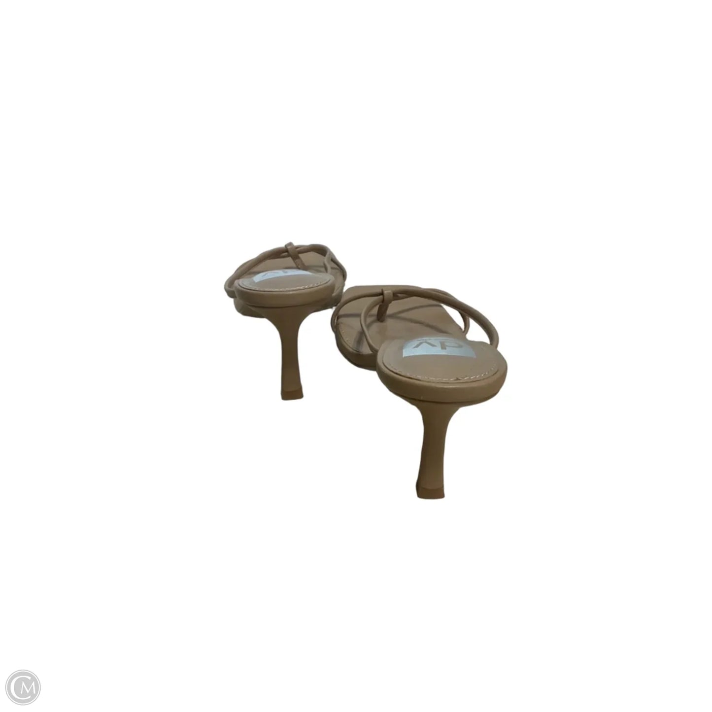 Sandals Heels Kitten By Dolce Vita In Tan, Size: 8.5