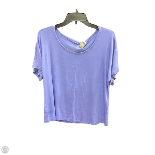 Top Short Sleeve By Inc In Blue, Size: M