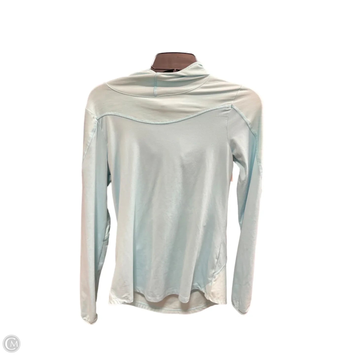 Athletic Top Long Sleeve Hoodie By Jockey In Blue, Size: S