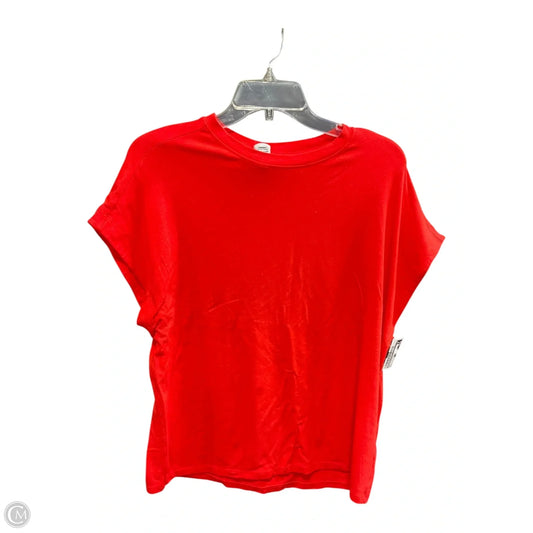 Top Sleeveless By Anthropologie In Red, Size: L
