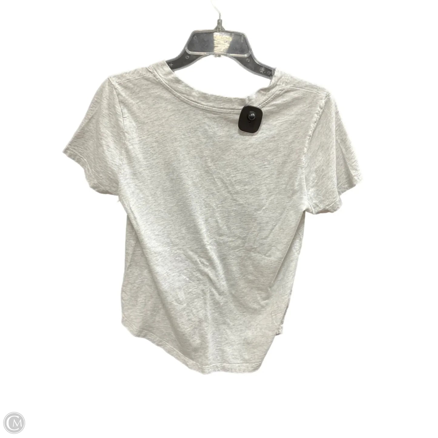 Top Short Sleeve Basic By Loft In Grey, Size: S