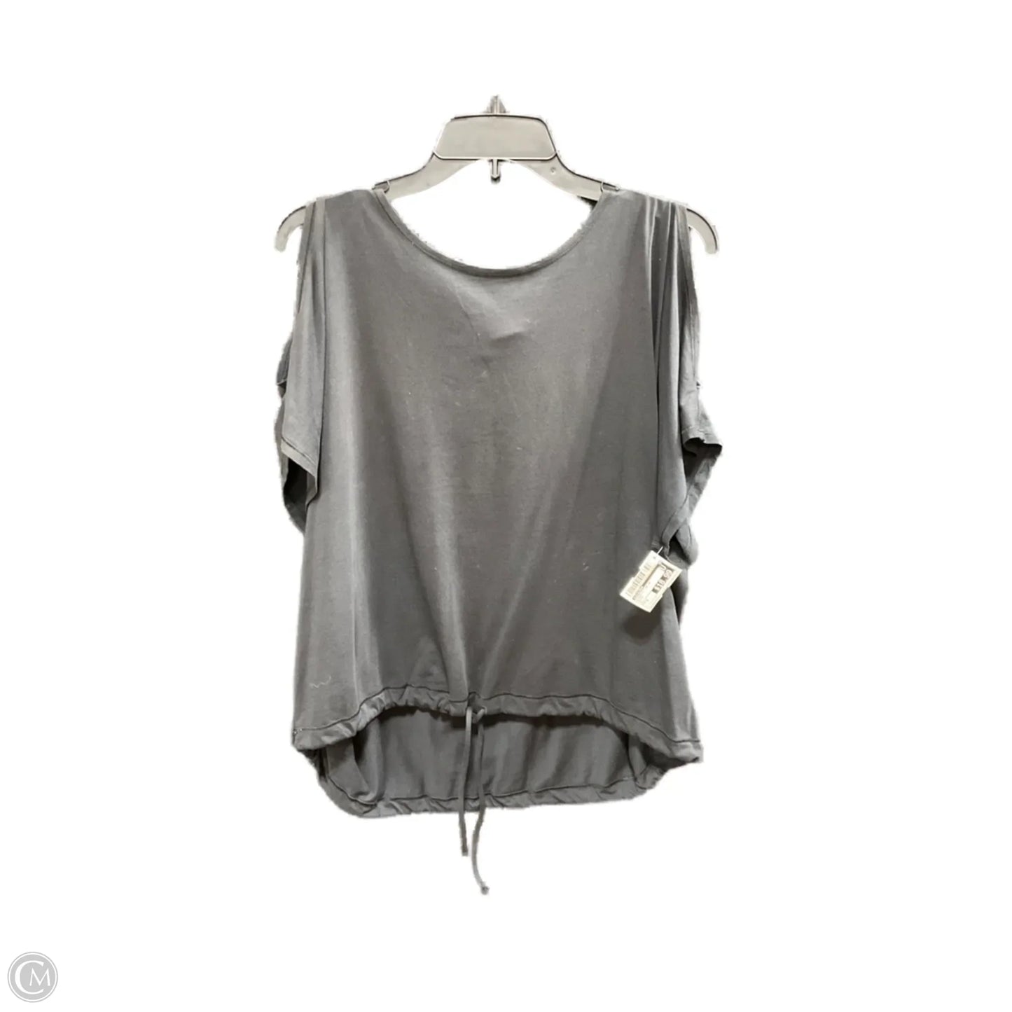 Athletic Top Short Sleeve By Lululemon In Black, Size: 8