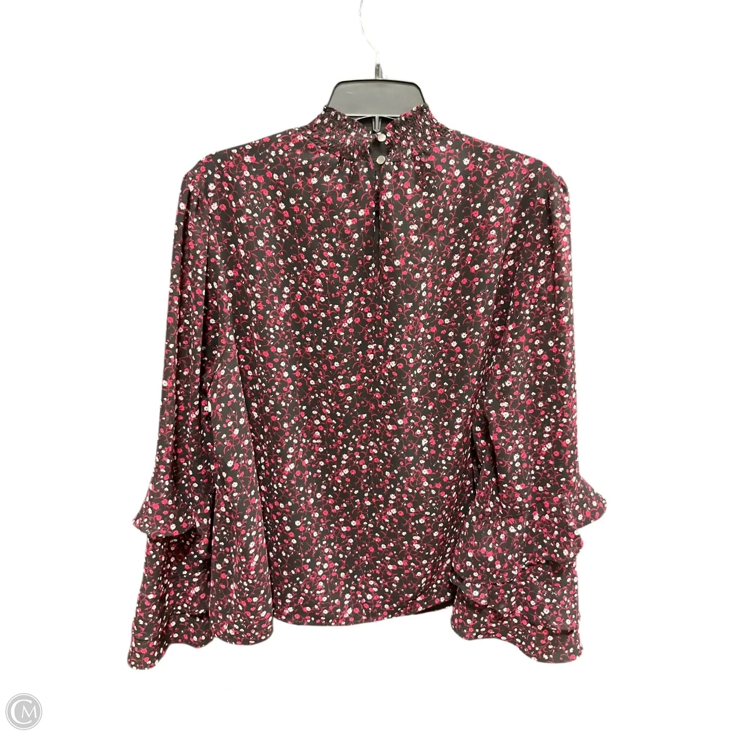 Top Long Sleeve By 1.state In Floral Print, Size: Xl