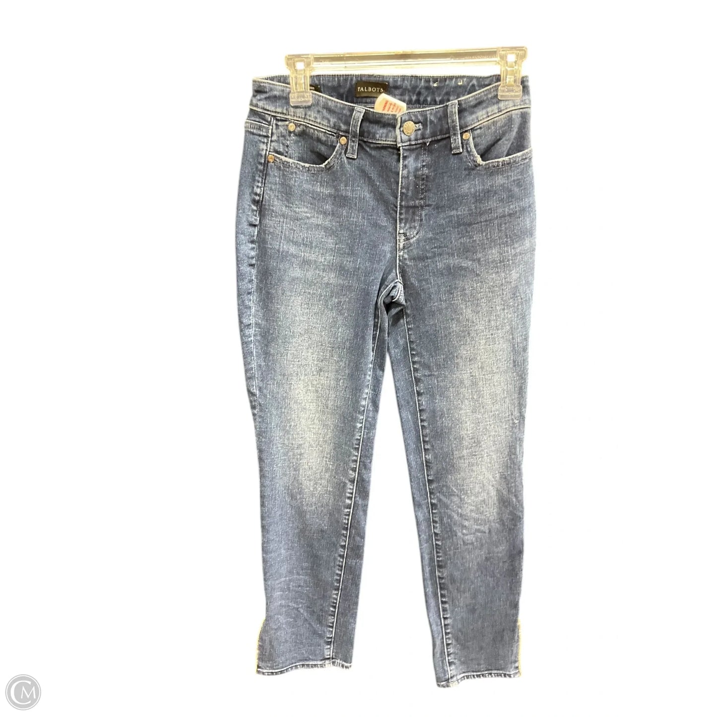 Jeans Skinny By Talbots In Blue Denim, Size: 2