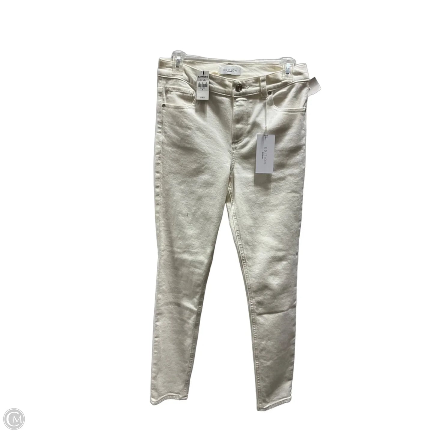 Jeans Skinny By Express In White, Size: 2