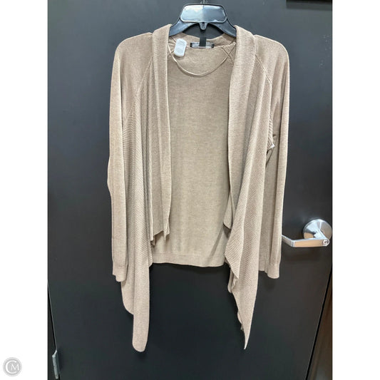 Cardigan By Inc In Tan, Size: S