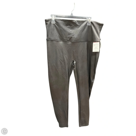 Athletic Leggings By Spanx In Black, Size: 3x