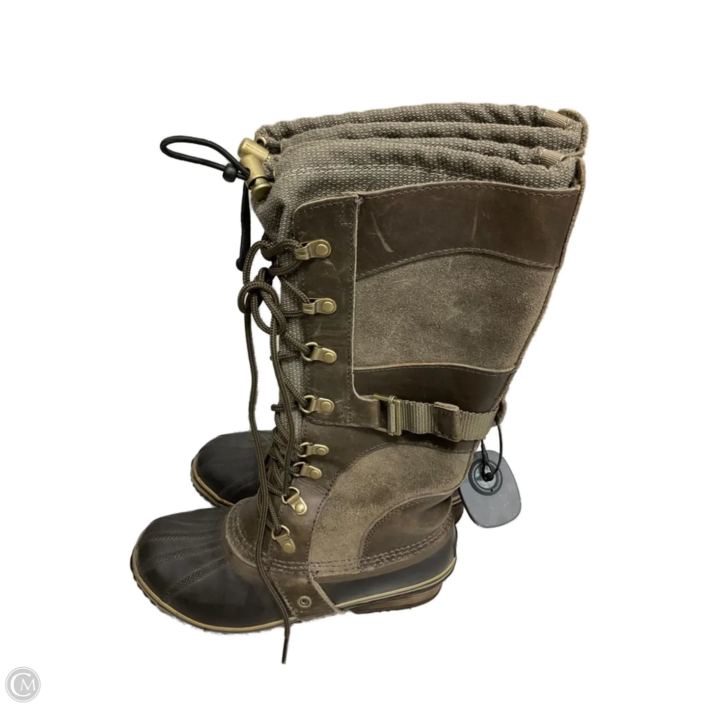 Boots Snow By Sorel In Green, Size: 7