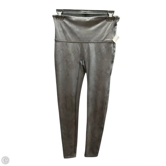 Athletic Leggings By Spanx In Black, Size: L