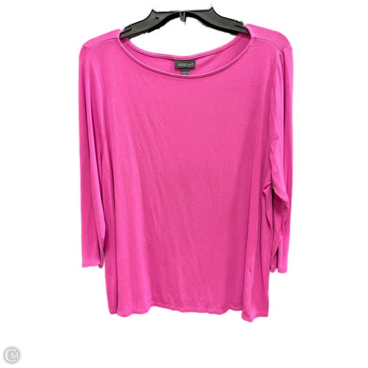 Top Long Sleeve By J. Jill In Pink, Size: L
