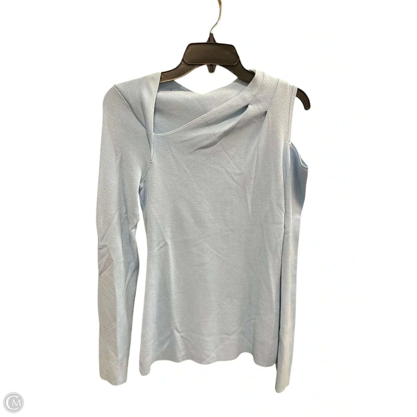 Top Long Sleeve By Inc In Blue, Size: M