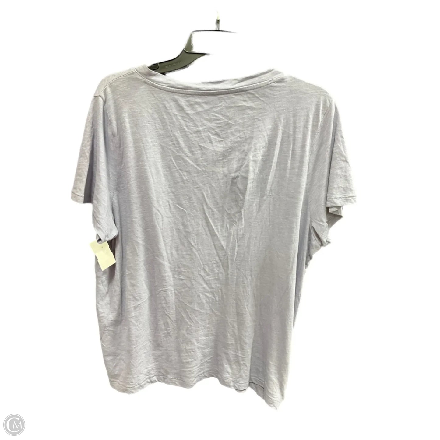 Top Short Sleeve By Madewell In Mauve, Size: Xl