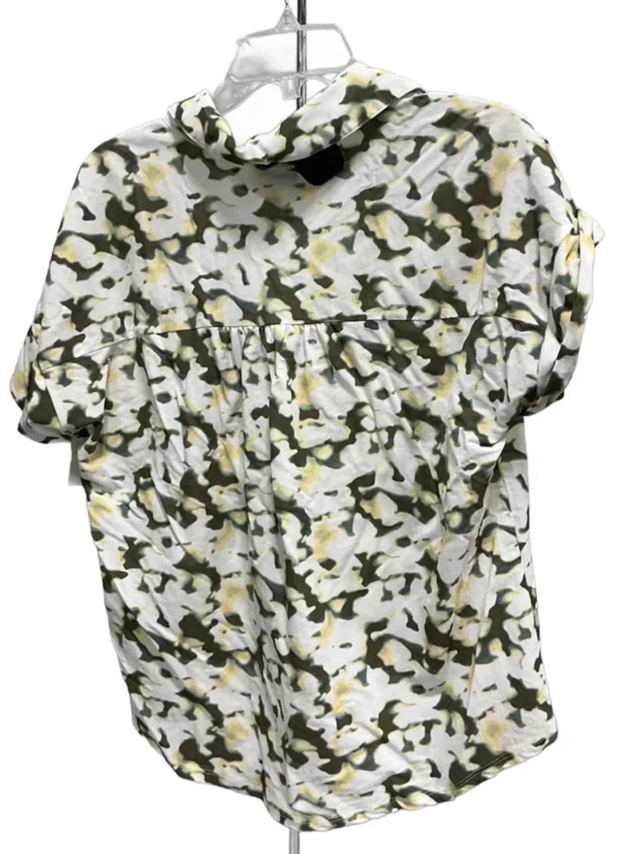 Top Sleeveless By Bobeau In Green & White, Size: Xl