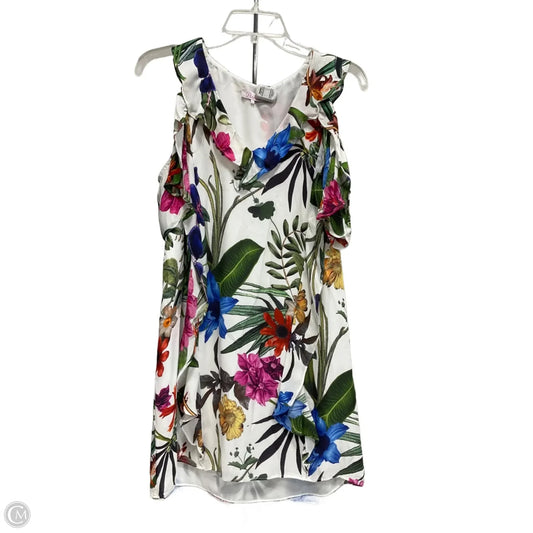Dress Casual Short By Parker In Tropical Print, Size: S