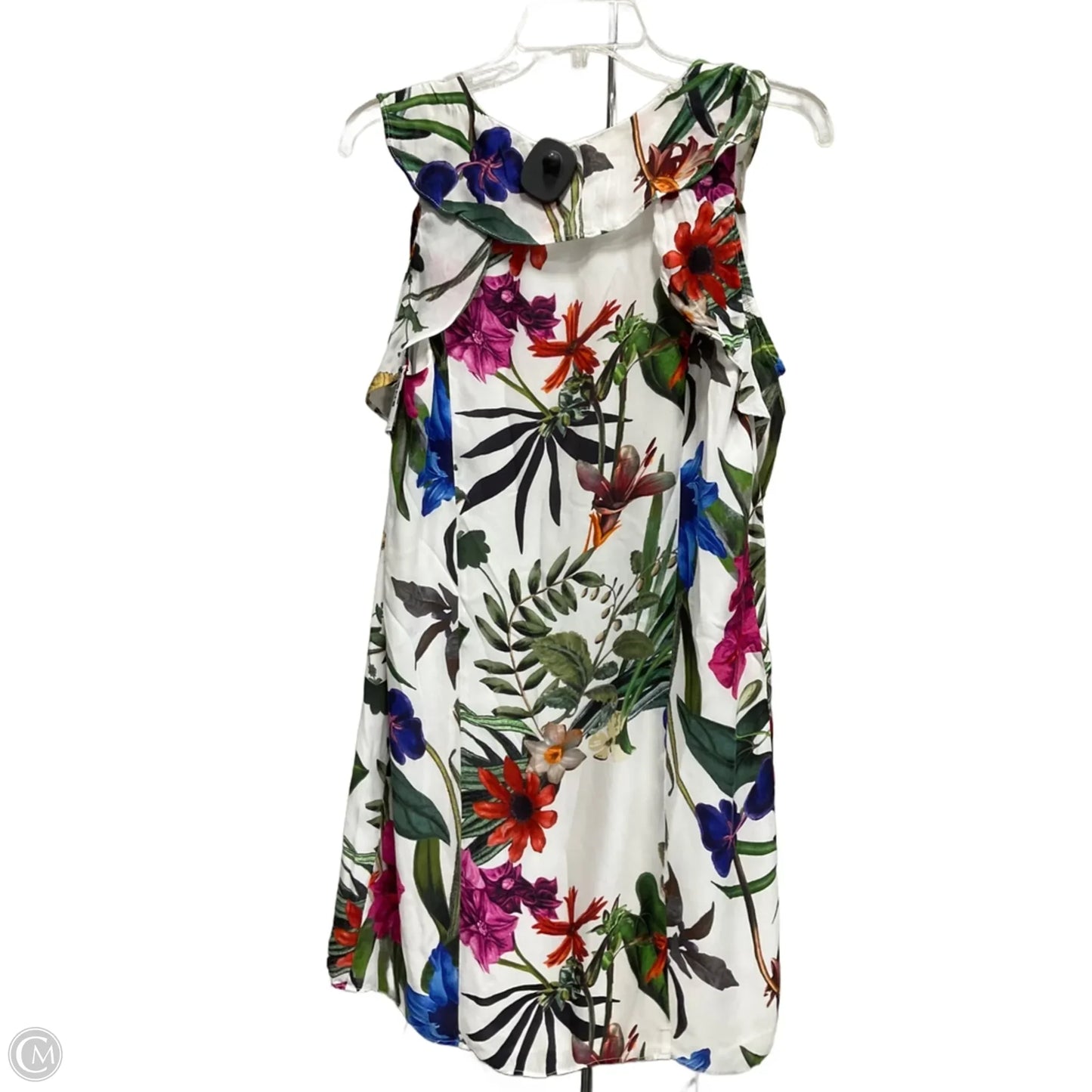 Dress Casual Short By Parker In Tropical Print, Size: S