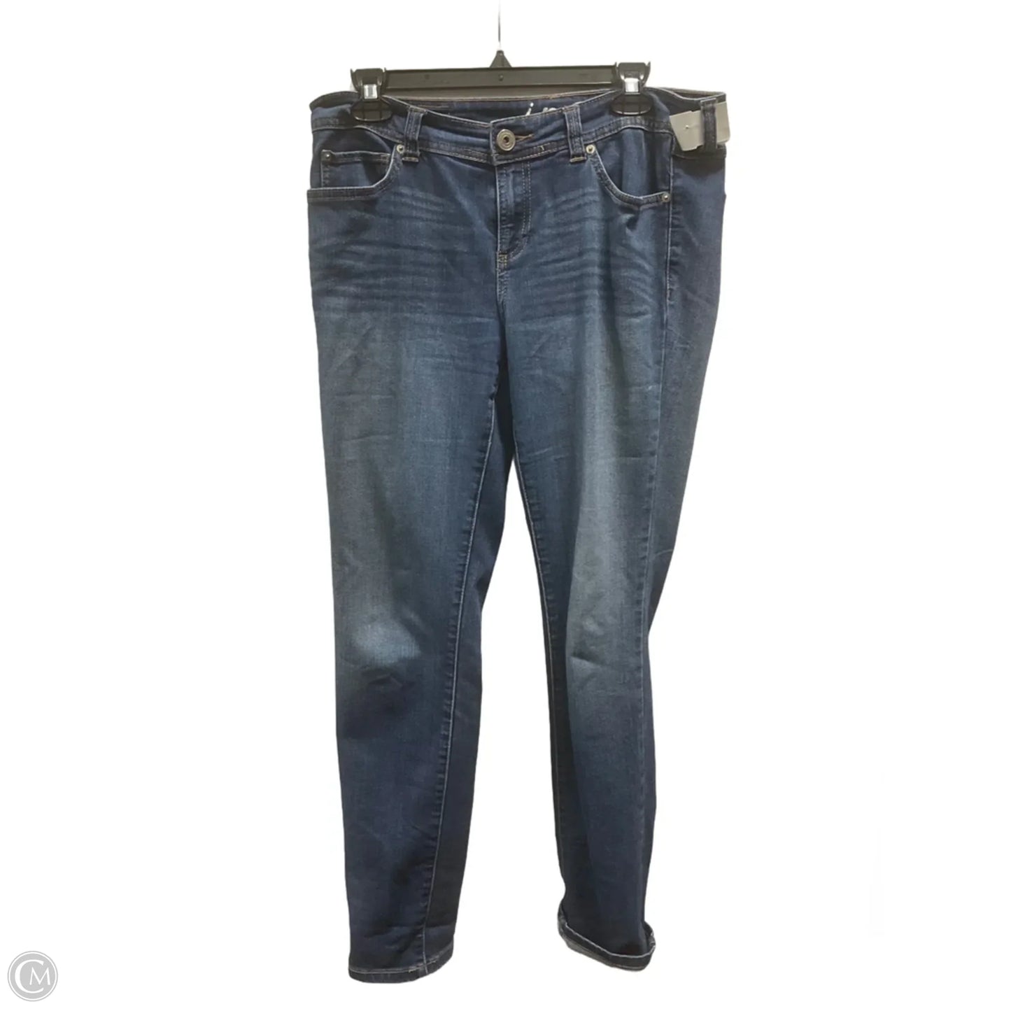 Jeans Skinny By Inc In Blue Denim, Size: 10