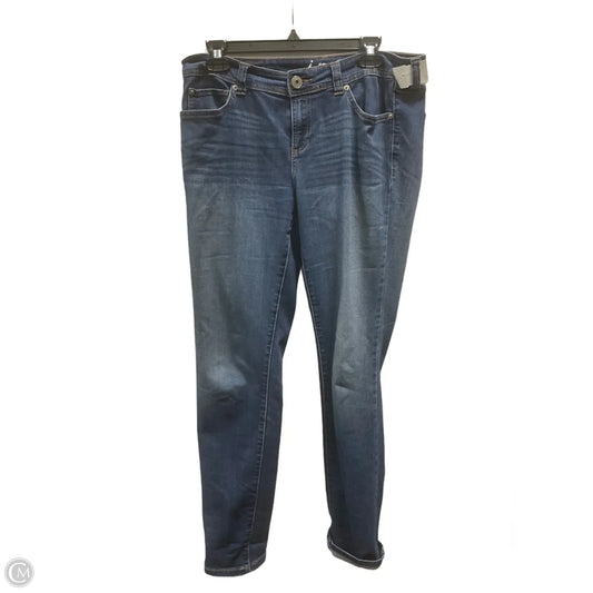 Jeans Skinny By Inc In Blue Denim, Size: 10