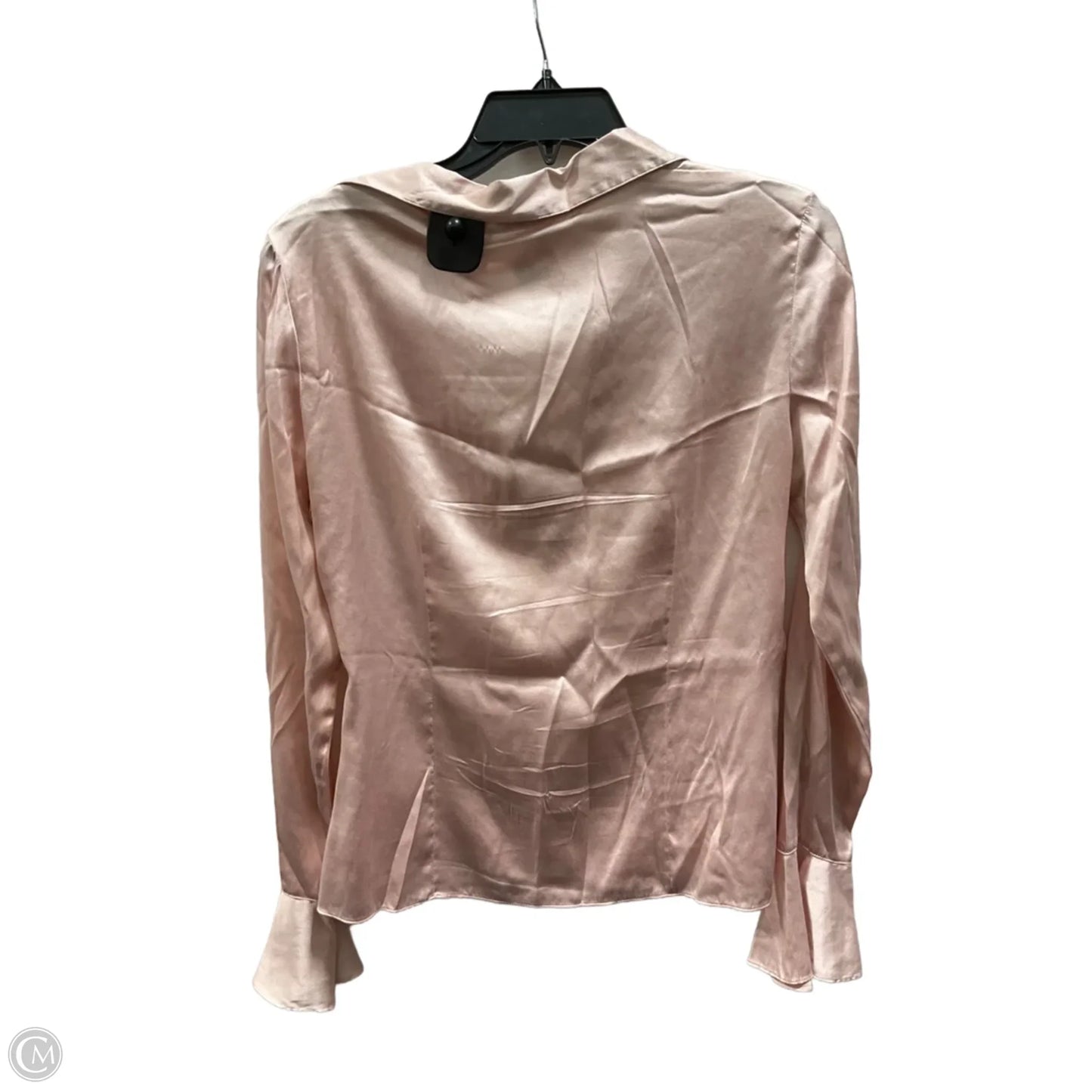 Blouse Long Sleeve By Michael By Michael Kors In Pink, Size: M