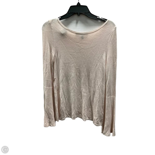 Top Long Sleeve By White House Black Market In Pink, Size: S