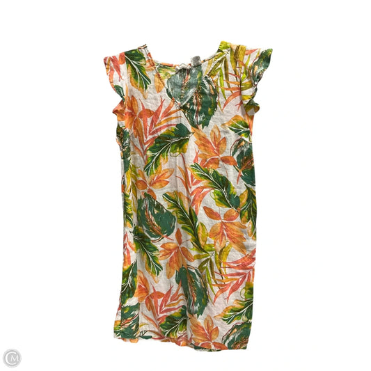 Dress Casual Short By Nicole Miller In Tropical Print, Size: Xs