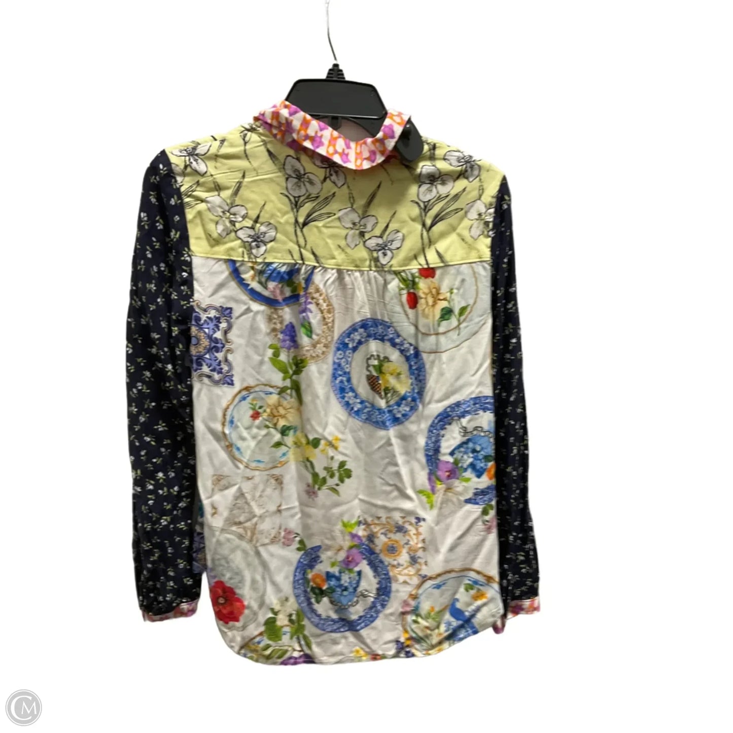 Blouse Long Sleeve By Maeve In Floral Print, Size: S