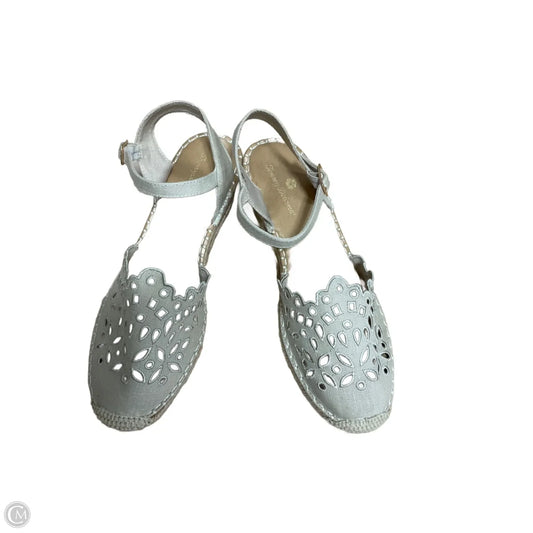 Sandals Heels Wedge By Tommy Bahama In Beige, Size: 8.5