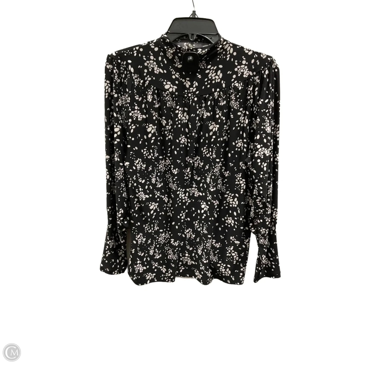 Top Long Sleeve Basic By Anne Klein In Black, Size: S