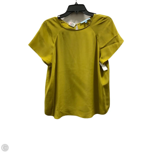Top Short Sleeve By Antonio Melani In Yellow, Size: M