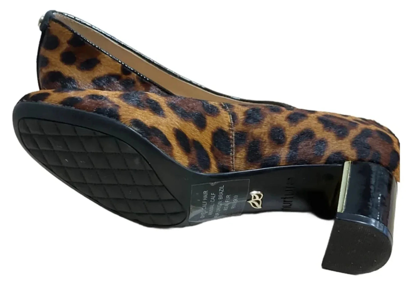 Shoes Heels Block By Nurture In Animal Print, Size: 7