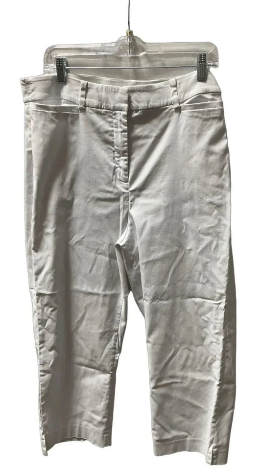 Capris By Lane Bryant In White, Size: 2x