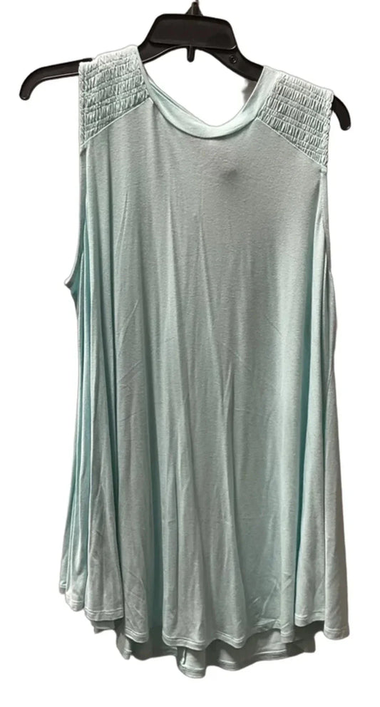 Top Sleeveless Basic By Lane Bryant In Blue, Size: 2x