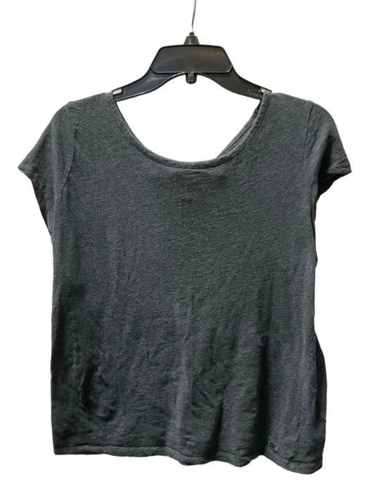 Top Short Sleeve Basic By Vineyard Vines In Grey, Size: M