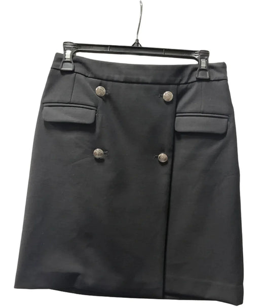 Skirt Mini & Short By Talbots In Black, Size: 0